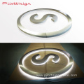 Waterproof metal LED front lit 3D sign logo